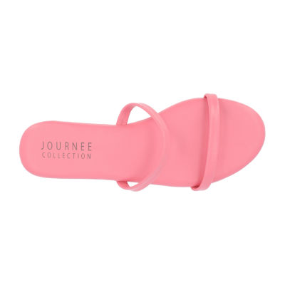 Journee Collection Womens Adyrae Flat Sandals