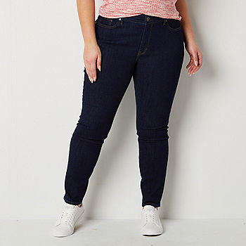 a.n.a - Plus Womens High Rise Curvy Fit Skinny Fit Jean - JCPenney