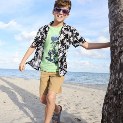 Thereabouts Pull-On Little & Big Kid Boys Stretch Fabric Adjustable Waist Jogger Short