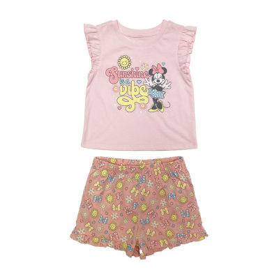 Toddler Girls 2-pc. Minnie Mouse Short Set