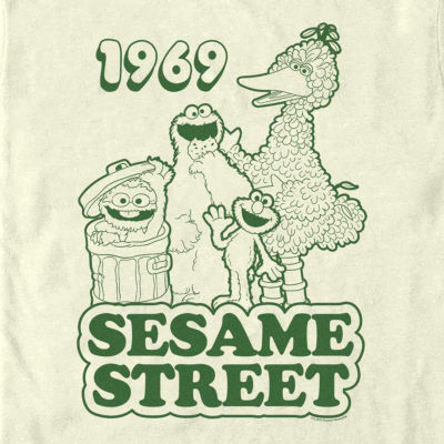 Mens Short Sleeve Sesame Street Graphic T-Shirt