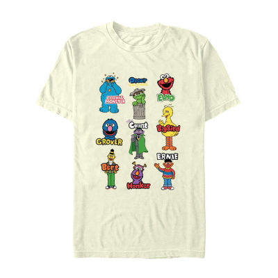 Mens Short Sleeve Sesame Street Graphic T-Shirt