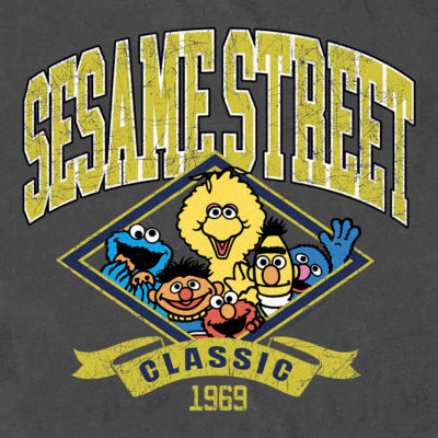 Mens Short Sleeve Sesame Street Graphic T-Shirt