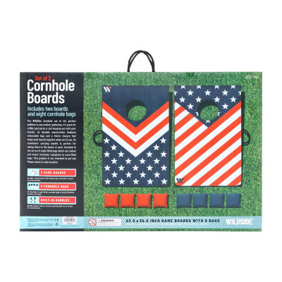Wildside American Flag 10-pc. Cornhole Set