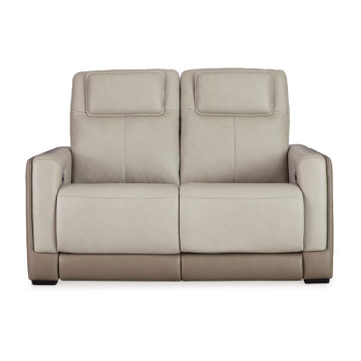 Signature Design By Ashley® Battleville Dual Power Leather Reclining Loveseat