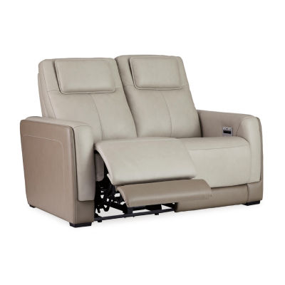 Signature Design By Ashley® Battleville Dual Power Leather Reclining Loveseat