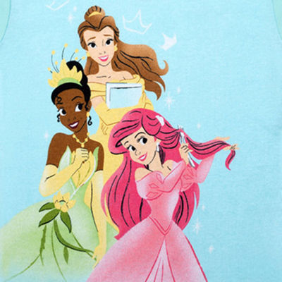 Disney Collection Little & Big Girls 4-pc. Princess Pajama Set