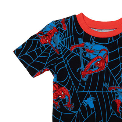 Disney Collection Little & Big Boys 4-pc. Spiderman Pajama Set