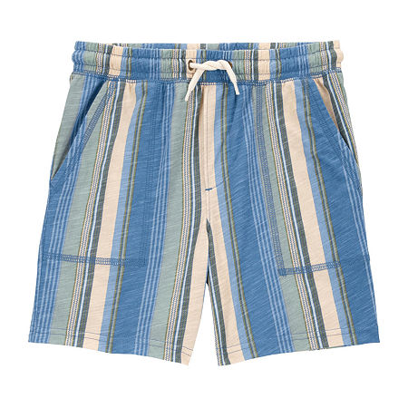 Carter's Little & Big Boys Pull-On Short, 6, Blue