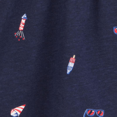 Carter's Americana Little & Big Kid Girls Sleeveless Romper