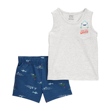 Carter's Toddler Boys 2-pc. Short Set, 2t, Gray