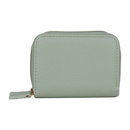 Julia Buxton Wizard Womens RFID Blocking Accordian Wallet, One Size, Green