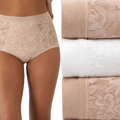 Bali Bali Breathe 3 Pack Brief Panty Dfclb3
