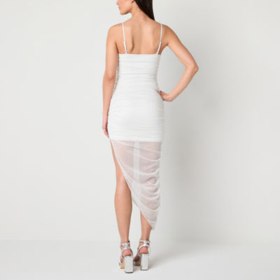 Jump Apparel Womens Sleeveless Midi Bodycon Dress Juniors