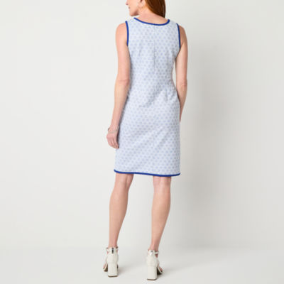 Perceptions Womens Geometric Jacket Dress