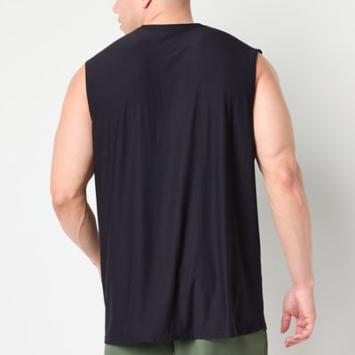 Xersion Activated Cooling Mens Crew Neck Sleeveless Muscle T-Shirt Big and Tall