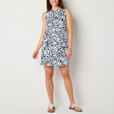 St. John's Bay Womens Sleeveless Shift Dress