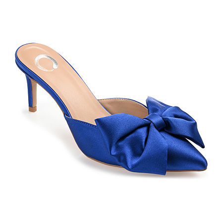 Journee Collection Womens Tiarra Stiletto Heel Pumps, 7 Medium, Blue