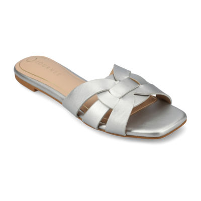 Journee Collection Womens Arrina Flat Sandals