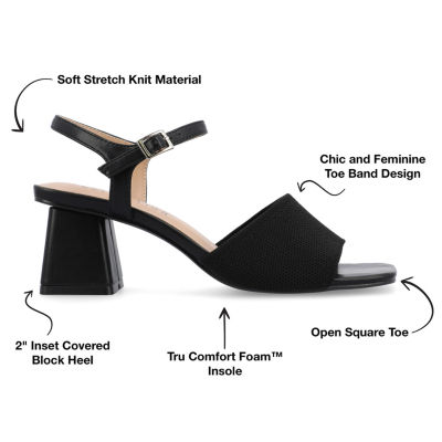 Journee Collection Womens Evylinn Heeled Sandals Wide Width