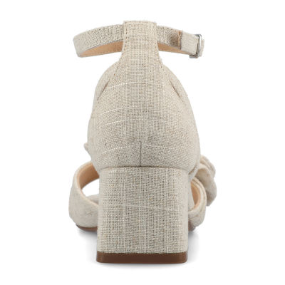 Journee Collection Womens Zevi Heeled Sandals