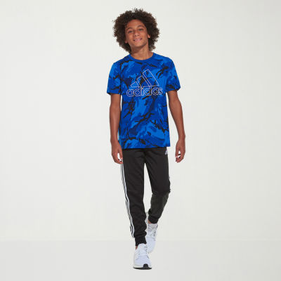 adidas Big Boys Iconic Tricot Jogger Track Pant