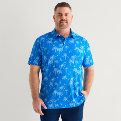 St. John's Bay Performance Big and Tall Mens Classic Fit Short Sleeve Polo Shirt