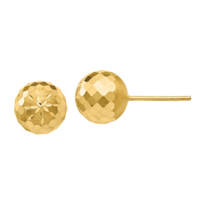 14K Gold 9mm Ball Stud Earrings - JCPenney