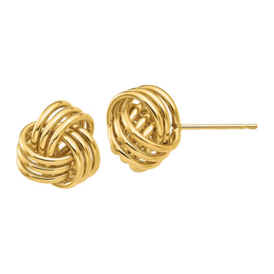 14K Gold 12mm Knot Stud Earrings JCPenney