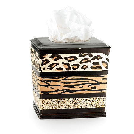 Popular Bath Mezelle Tissue Box Cover, One Size, Multiple Colors