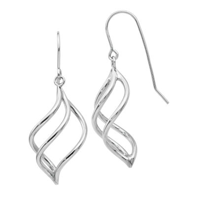 14K White Gold Drop Earrings - JCPenney