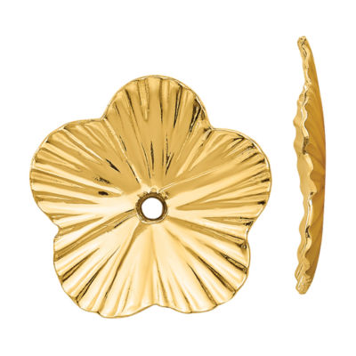 14K Gold Flower Earring Jackets JCPenney