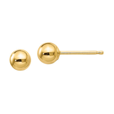 14K Gold 4mm Ball Stud Earrings JCPenney