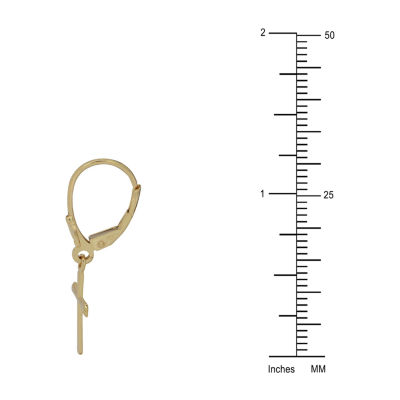 Womens 14K Gold Drop Earrings