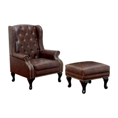 Goldrod Chair And Ottoman Sets Tufted Chair & Ottoman Set