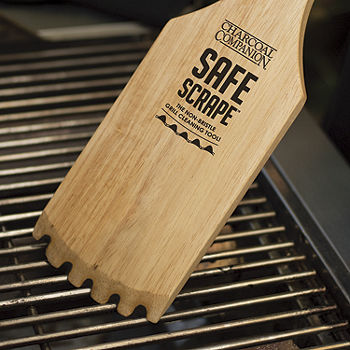 Charcoal Companion Safe Scrape Grill Cleaning Tool, Color: Beige