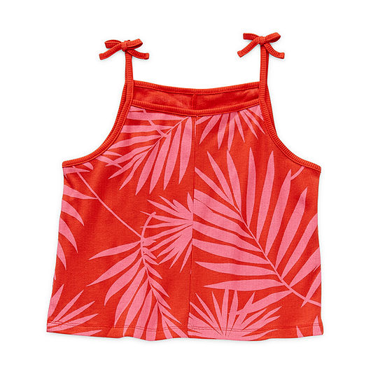 Thereabouts Little & Big Girls Straight Neck Tank Top