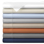 Liz Claiborne 600TC Cotton Sateen Dobby Stripe Wrinkle Free Sheet Set