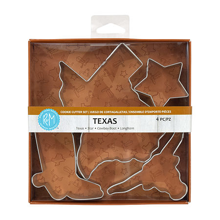 R&M International Llc Texas State 4-pc. Cookie Cutters, One Size, Silver