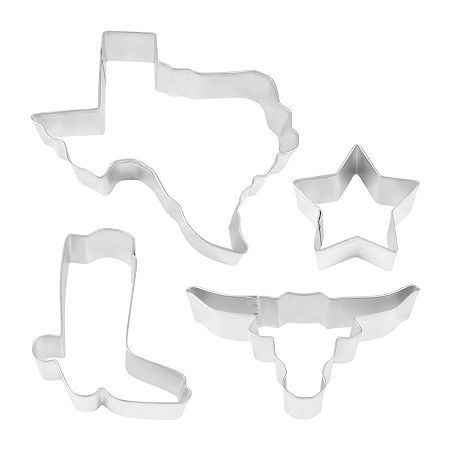 R&M International Llc Texas State 4-pc. Cookie Cutters, One Size, Silver