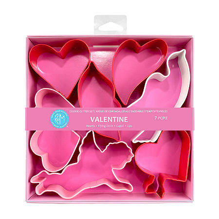 R&M International Llc Valentine 7-pc. Cookie Cutters, One Size, Multiple Colors