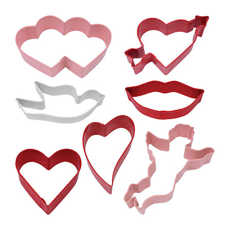 R&M International Llc Valentine 7-pc. Cookie Cutters, One Size, Multiple Colors