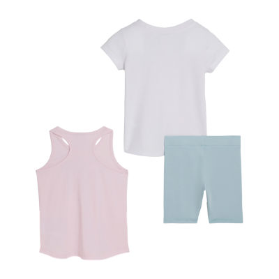 PUMA Little Girls 3-pc. Short Set