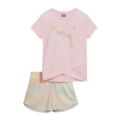 PUMA Big Girls 2-pc. Short Set