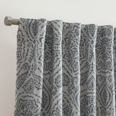 Elrene Home Fashions Giovanni Rod Pocket Back Tab Energy Saving Blackout Single Curtain Panel