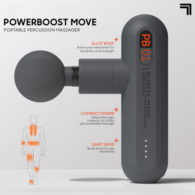 Sharper Image Powerboost Move Portable Percussion Massager