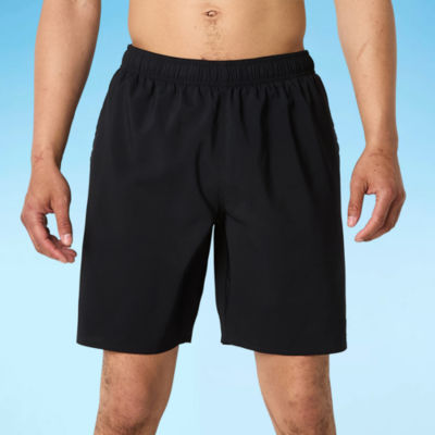 adidas Mens Drawstring Waist Lined Swim Shorts