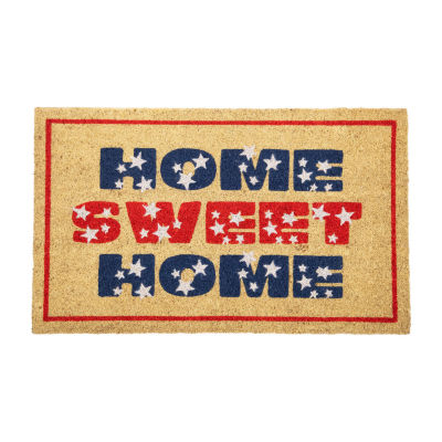 Northlight Home Sweet Home Coir Outdoor Indoor Rectangular Doormat