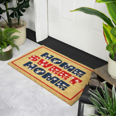 Northlight Home Sweet Home Coir Outdoor Indoor Rectangular Doormats