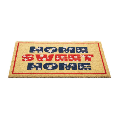 Northlight Home Sweet Home Coir Outdoor Indoor Rectangular Doormat